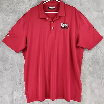 Callaway Opti Dri Shirt Mens XXL Red Embroidered Logo Pipeline Division Polo • $24.99