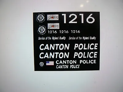 Canton Georgia Police Vehicle Decals   1:18 • $14.97