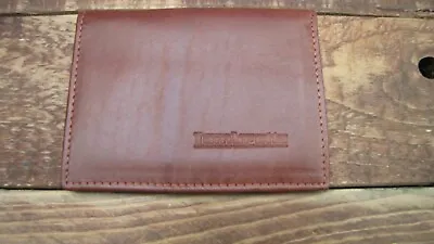 Lambretta Logo Tan Leather Wallet Credit Card Size Licence / ID Holder Vs933 • £11.99