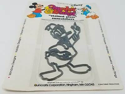 VTG Makit & Bakit World Of Disney Donald Duck Stained Glass Suncatcher Frame Kit • $9.99