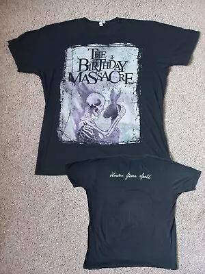 The Birthday Massacre T-Shirt - Size L - Goth Rock Electronic - Lacuna Coil • £12.99