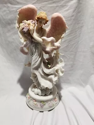 Roman Inc. Seraphim Classic Nina Heavenly Harvest Musical Angel Figure 14.5  Num • $79