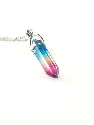 Crystal Pendant Necklace Up To 30% Off Healing Crystal Pendant Point - FAST P&P • £3.49