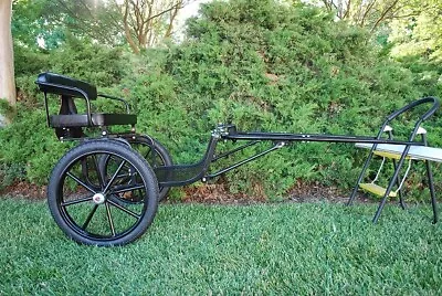 $859 • Buy Easy Entry Small Mini Horse Cart Metal Floor W/45  Shafts W/18  Motorcycle Tires