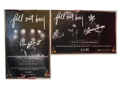 Fall Out Boy 2 Sided Poster Live In Phoenix • $25.70