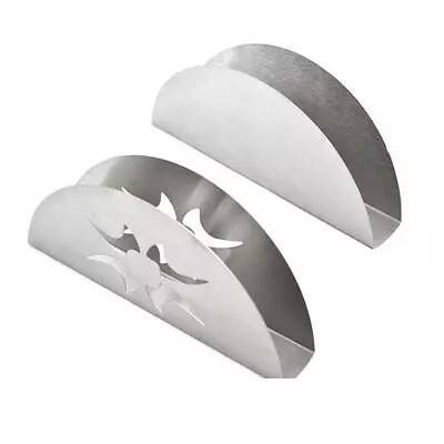 2pcs Silver Stainless Steel Napkin Holder Tissue Dispenser Rust Resistant Servie • $14.92