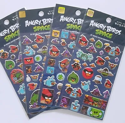 $16.79 • Buy Made In Korea Angry Birds Space Puff Sticker 4 Sheets