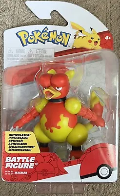 Pokemon Battle Figure Magmar Jazwares Articulated Electric Brand New Sealed • $15.99