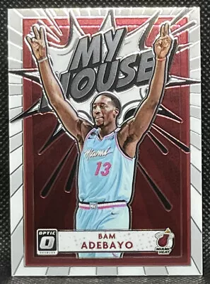 2020-2021 Panini Donruss Optic Bam Adebayo #16 My House Miami Heat Insert Card • $22