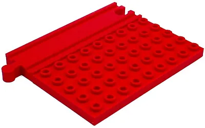 RED DUPLO Station Base Plate For Brio Bigjigs IKEA Wooden Toy Train • $16.86