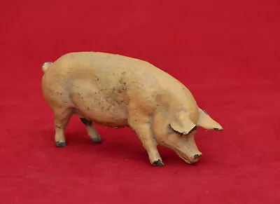 Antique Vintage German Lineol Elastolin Figure Pig Animal • $24