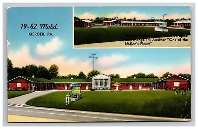 19-62 Motel Mercer Pennsylvania PA  Warren Motor Lodge Roadside America • $9.99