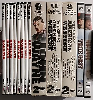 Western DVD Collection Bonanza John Wayne Gabby Hayes And Roy Rogers • $10