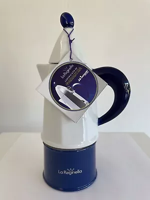$65 • Buy La Reginella Porcelain Ceramic Stove Top Espresso Coffee Maker Italy New One Cup