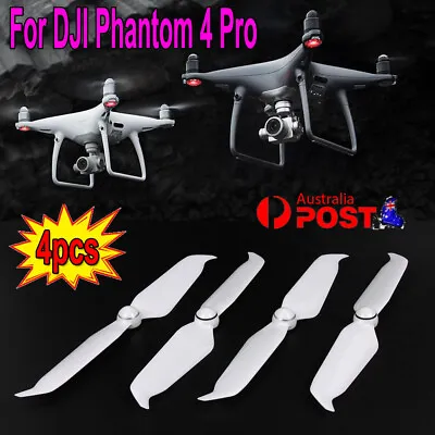 $16.86 • Buy 2 Pairs Noise Reduction Propellers For DJI Phantom 4/4 Pro Drone Blade Accessory