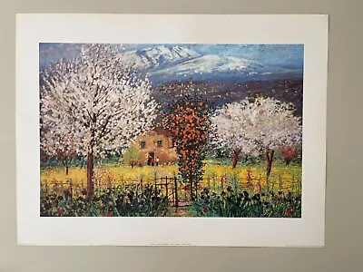 Michele Cascella'spring In Abruzzo’ Mega Rare Authentic 1978 Art Print • $149.99