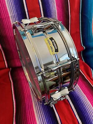 Yamaha Stage Custom Chrome Steel 14” X 6.25” Snare Drum Vintage • $224.99