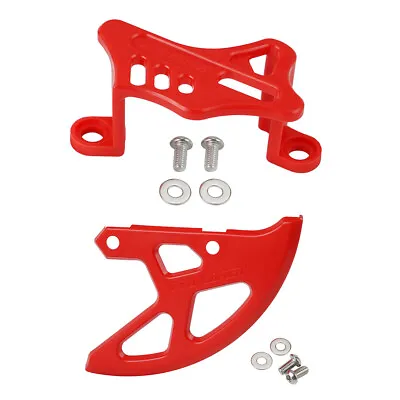 Rear Brake Disc Caliper Guard Protector For Honda CRF250R CRF450R 2004-2022 Red • $19.99