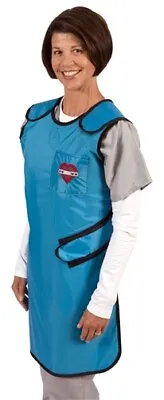 X-Ray Lead Apron - Adjustable Fit Wrap 0.5mm Blue 4 Sizes USA Made • $259