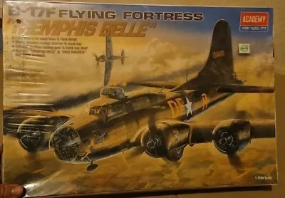 2000 Academy B-17F Flying Fortress Memphis Belle Model Kit #2188 • $36