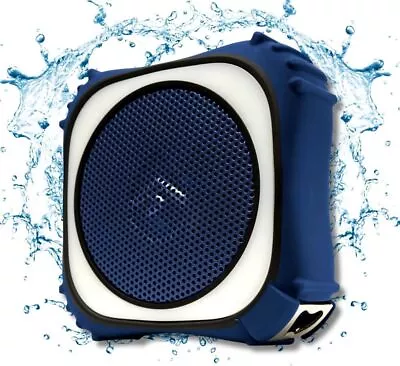 ECOXGEAR EcoEdge Pro Bluetooth Speaker Siri & Google Voice Assistant Blue • $34.99