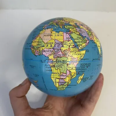 World Market Mini Globe Blue Classic Colors World Map • $10