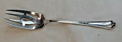 Vintage J. S. Co. Sterling Silver Serving Fork. Rare 58 Grams 8 1/2  Long • $55