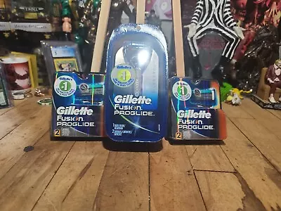 Gillette Fusion Proglide Manual Men's  5 Blade Razor 6 Cartridges SEALED • $35.39