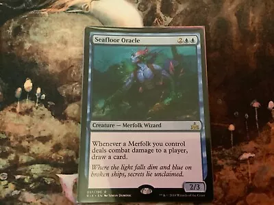 MTG - Magic The Gathering Card Seafloor Oracle - Merfolk - Rivals Of Ixalan • $2.65