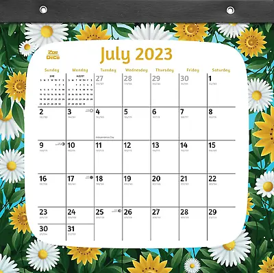 Magnetic Calendar 2023-2024 - Colorful Magnetic Calendar For Fridge From... • $12.49
