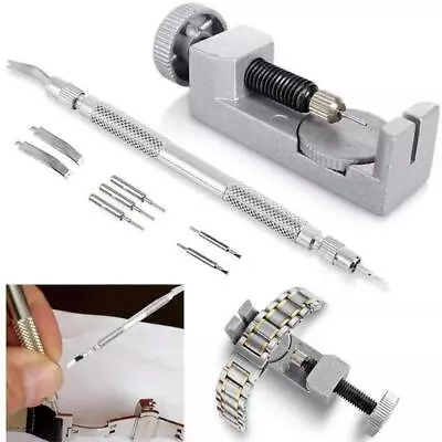 Adjustment Watch Band Strap Bracelet Link Pin Remover Repair Resizing Tool Kit • £7.99