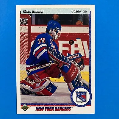 Mike Richter 1990-91 Upper Deck Rookie Card #32 NHL New York Rangers • $1.95