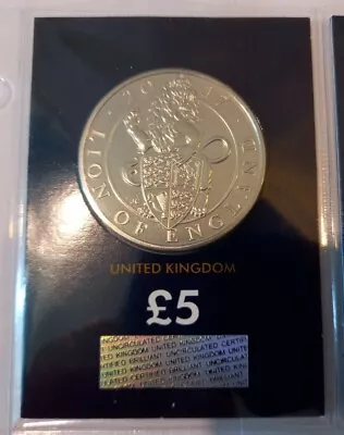 Lion Of England 2017 £5 Five Pound BU Coin CC Free SP DELIVERY  • £45