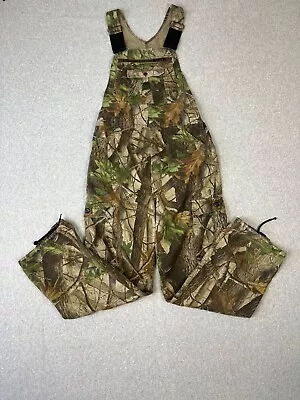 Vintage Liberty Bib Overalls Mens 32 Regular Camo Real Tree Hardwood Hunting • $36.87