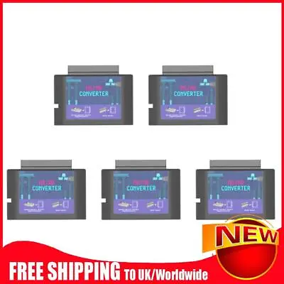 5Pcs MS To MD Game Card Converter Game Video Cassette For Master System For Mege • £39.14