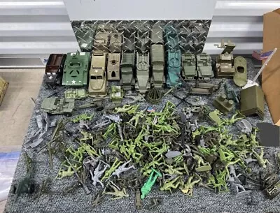 Huge Lot Of MPC & Marx Army Plastic Toy Soldiers & Vehicles MUST SEE • $74.99