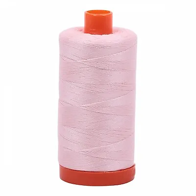 Pale Pink (2410) - Aurifil Mako 50 Wt Egyptian Cotton Thread - 1422 Yds  • $13.40