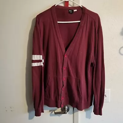 BDG Maroon Cardigan Mens Size XL • $19.99