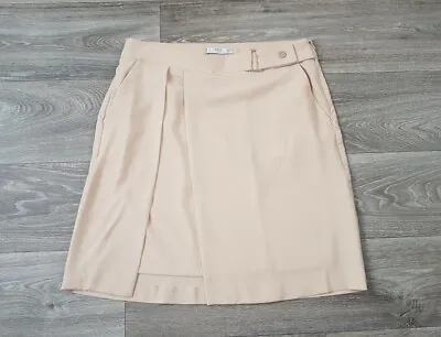 £6.50 • Buy Mango Beige Short Summer Skirt With Pockets  Size 36