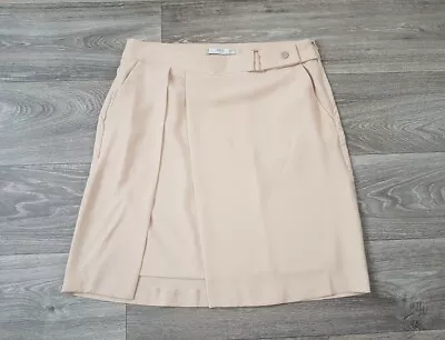 £6.50 • Buy Mango Beige Short Summer Skirt With Pockets  Size 36
