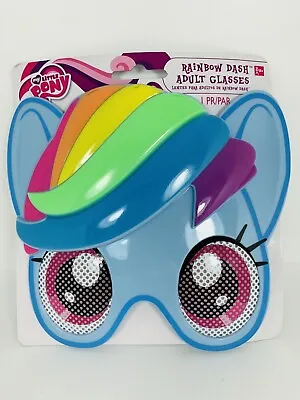 Hasbro Rainbow Dash My Little Pony Adult Glasses Plastic Costume Cosplay 2016 • $13.99