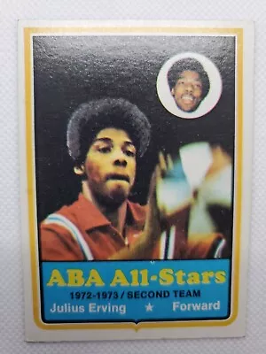 1973-1974 Topps Julius Erving ABA All-Stars Dr. J Vintage #240 Nets 76ers • $29.99