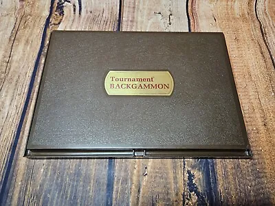 Vintage Tournament Backgammon Set By E.S. Lowe 1973 - COMPLETE -NEW OLD STOCK! • $32