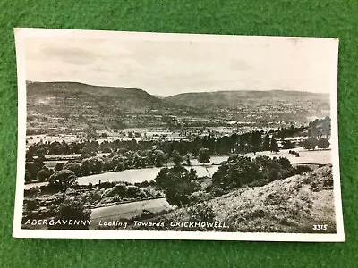 Wales Abergavenny Looking Towards Crickhowell Posted 1956 Vintage Postcard • £2