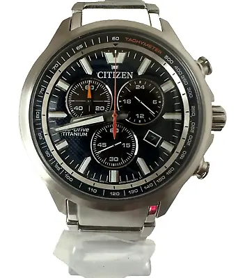 Citizen  AT2471-58L Men’s Titanium Chronograph Eco-Drive Watch • $159.20