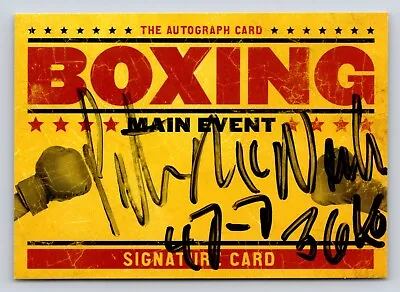 Peter McNeeley Authentic Autographed Signed Boxing Legends Signature Card • $7.68