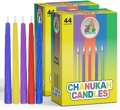 Chanuka Menorah Candles 44 Menorah Chanukah Hannukah 8 Nights • £7.50