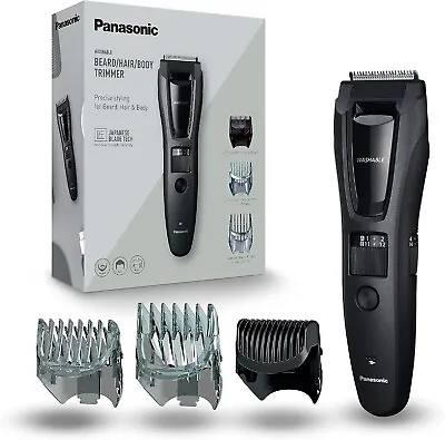 Panasonic Cordless Wet Dry Hair Beard & Body Trimmer Clippers 39 Lengths ER-GB62 • £37.89