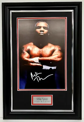 $69.99 • Buy MIKE TYSON WBA WBC IBF SIGNED PHOTO Signed Framed Photo Boxing Memorabilia