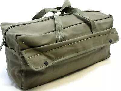 Large Military Style Mechanics Tool Bag Heavy Duty Cotton Canvas Duffel Pack • $29.99